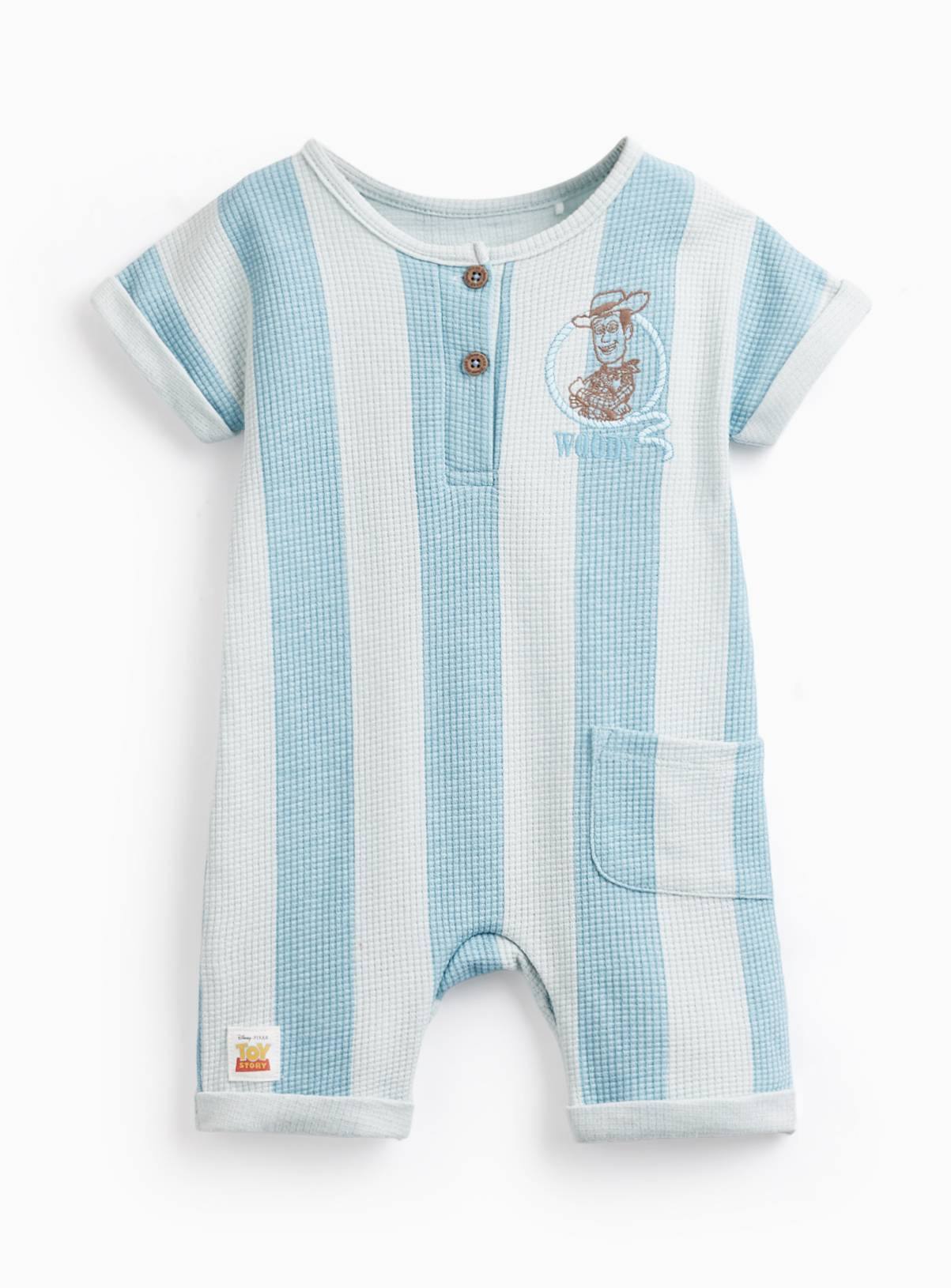 Blue Stripe Toy Story Print Romper 12-18 months - Image 1